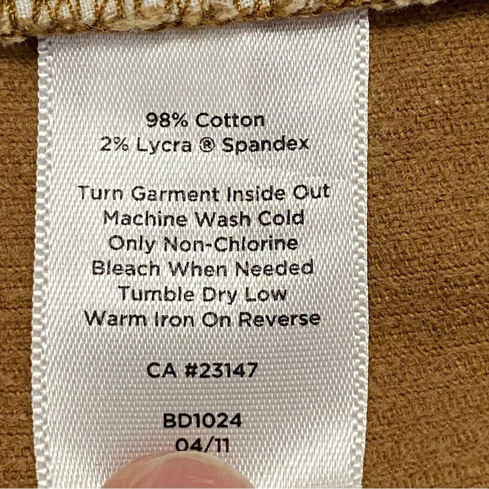 TALBOTS / Brown Corduroy Heritage Straight Leg Pants Size 6 - Picture 5 of 8